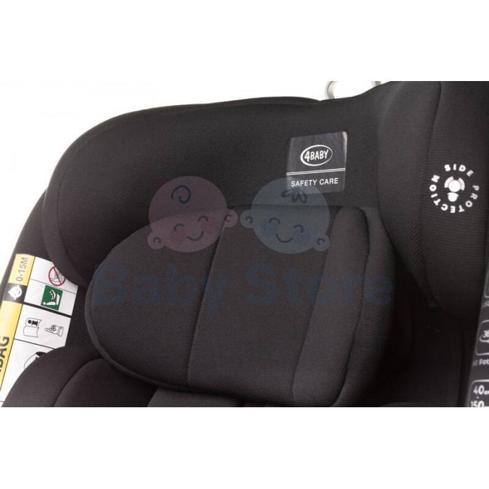 4Baby ENZO FIX 40–150 cm Green automobilinė kėdutė su ISOFIX ir i-Size saugos standartu