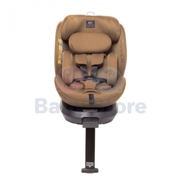 4Baby ENZO FIX 40–150 cm Beige automobilinė kėdutė su ISOFIX ir i-Size saugos standartu
