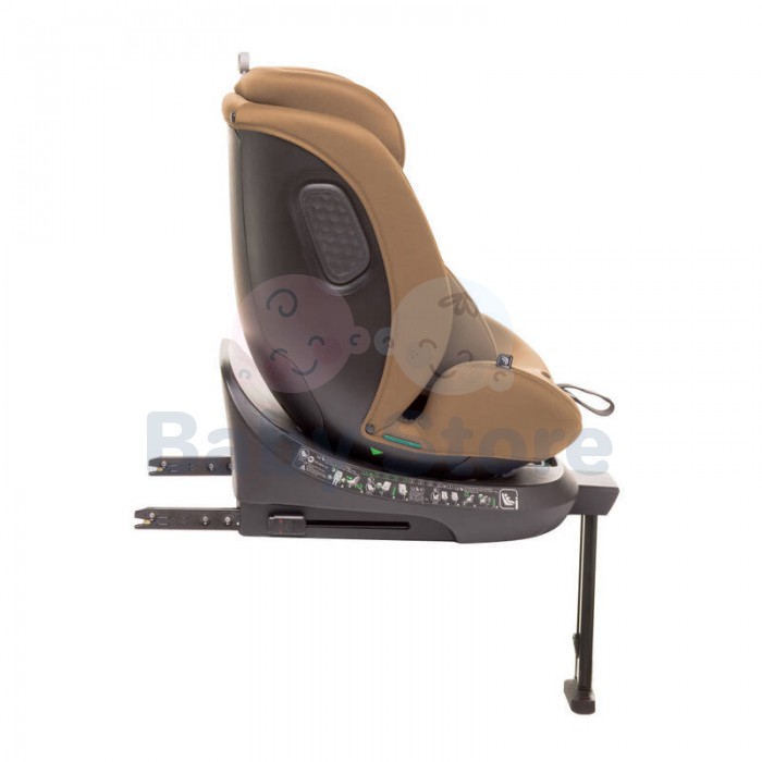 4Baby ENZO FIX 40–150 cm Beige automobilinė kėdutė su ISOFIX ir i-Size saugos standartu
