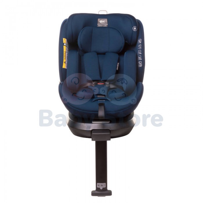 4Baby ENZO FIX 40–150 cm Navy Blue automobilinė kėdutė su ISOFIX ir i-Size saugos standartu