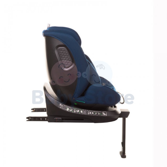 4Baby ENZO FIX 40–150 cm Navy Blue automobilinė kėdutė su ISOFIX ir i-Size saugos standartu