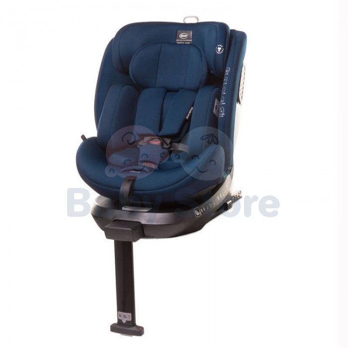 4Baby ENZO FIX 40–150 cm Navy Blue automobilinė kėdutė su ISOFIX ir i-Size saugos standartu
