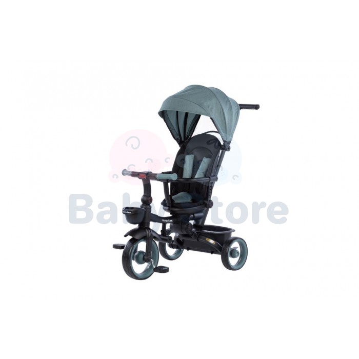 Moovkee LIAM EVA sulankstomas triratukas vaikams Turquoise Blue