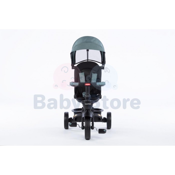 Moovkee LIAM EVA sulankstomas triratukas vaikams Peach Pink