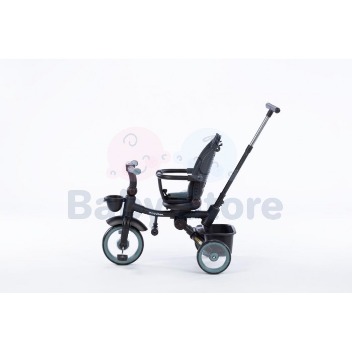 Moovkee LIAM EVA sulankstomas triratukas vaikams Cool Grey