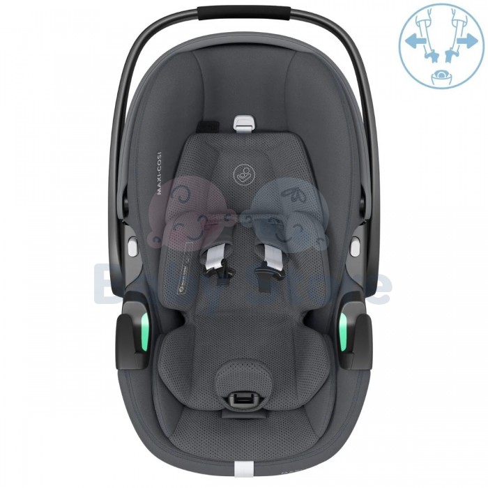 MAXI-COSI Pebble 360 Pro i-Size Twillic Graphite automobilinė kėdutė