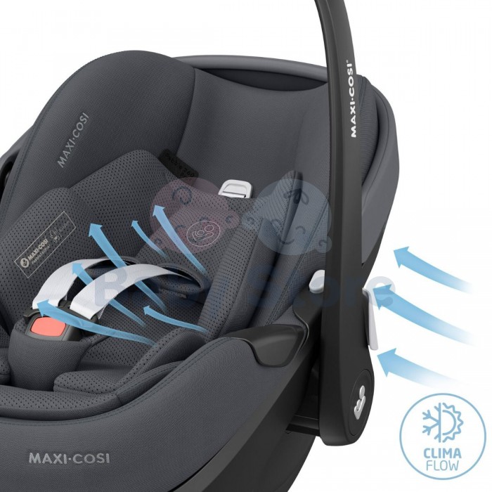 MAXI-COSI Pebble 360 Pro i-Size Twillic Graphite automobilinė kėdutė