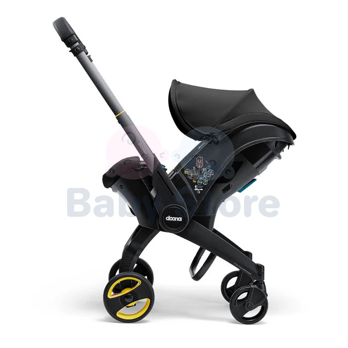 DOONA I i-Size Nitro Black automobilinė kėdutė–vežimėlis