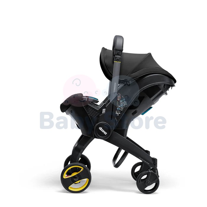 DOONA I i-Size Nitro Black automobilinė kėdutė–vežimėlis