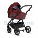 TUTIS Leo 3+ 2in1 Burgundy vežimėlis – THERMOCOT™, ALL-ROAD™ ratai, dviguba amortizacija, EDUSKY™