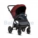 TUTIS Leo 3+ 2in1 Burgundy vežimėlis – THERMOCOT™, ALL-ROAD™ ratai, dviguba amortizacija, EDUSKY™