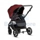 TUTIS Leo 3+ 2in1 Burgundy vežimėlis – THERMOCOT™, ALL-ROAD™ ratai, dviguba amortizacija, EDUSKY™