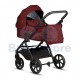 TUTIS Leo 3+ 2in1 Burgundy vežimėlis – THERMOCOT™, ALL-ROAD™ ratai, dviguba amortizacija, EDUSKY™