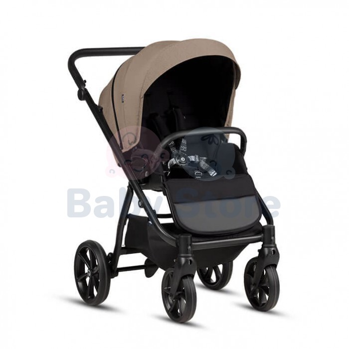 TUTIS Leo 3+ 2in1 Cinnamon vežimėlis – THERMOCOT™ mikroklimatas, ALL-ROAD™ ratai, dviguba amortizacija