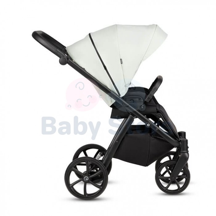 TUTIS Leo 3+ 2in1 Mint vežimėlis – ALL-ROAD™ ratai, THERMOCOT™ mikroklimatas, EDUSKY™ stogelis