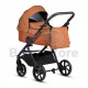 TUTIS Leo 3+ 2in1 Orange vežimėlis – THERMOCOT™ mikroklimatas, ALL-ROAD™ ratai, prisitaikanti amortizacija