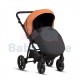 TUTIS Leo 3+ 2in1 Orange vežimėlis – THERMOCOT™ mikroklimatas, ALL-ROAD™ ratai, prisitaikanti amortizacija