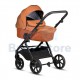 TUTIS Leo 3+ 2in1 Orange vežimėlis – THERMOCOT™ mikroklimatas, ALL-ROAD™ ratai, prisitaikanti amortizacija
