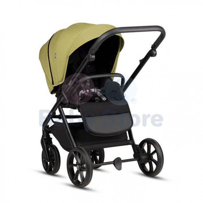 TUTIS Leo 3+ 2in1 Green vežimėlis – THERMOCOT™ mikroklimatas, ALL-ROAD™ ratai, dviguba amortizacija