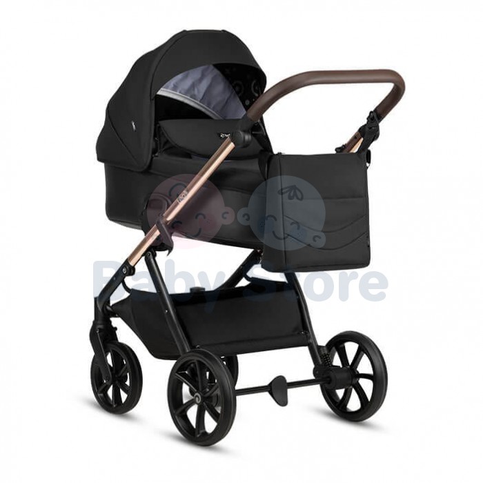 TUTIS LEO3+ 3in1 Black universalus kūdikio vežimėlis