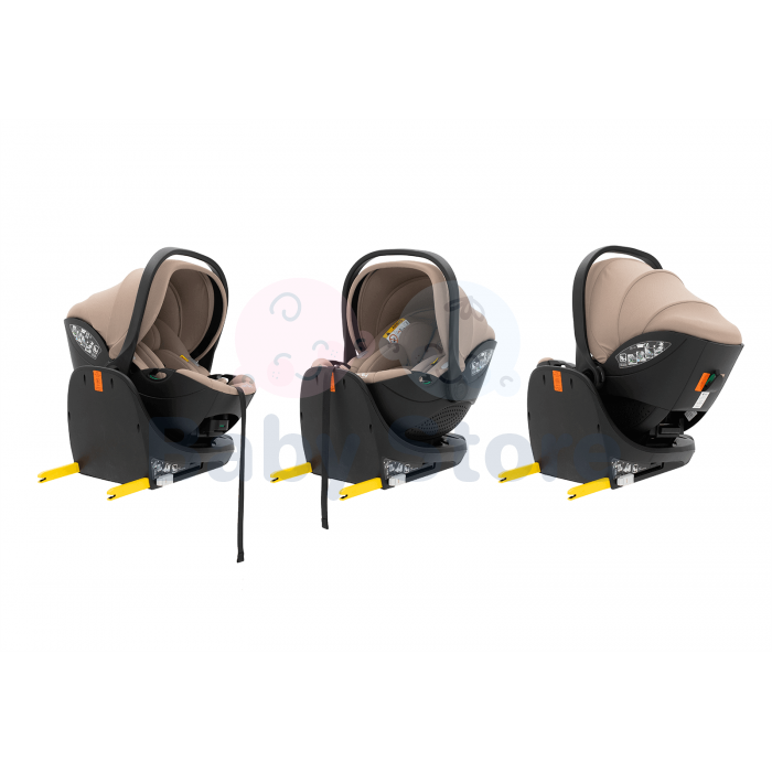 Antracite spalvos Tutis Enzo 4in1 universalus vaikiškas vežimėlis su lopšiu sportine dalimi juoda Tutis Beno autokėdute adapteriais ir 360 laipsnių ISOFIX baze