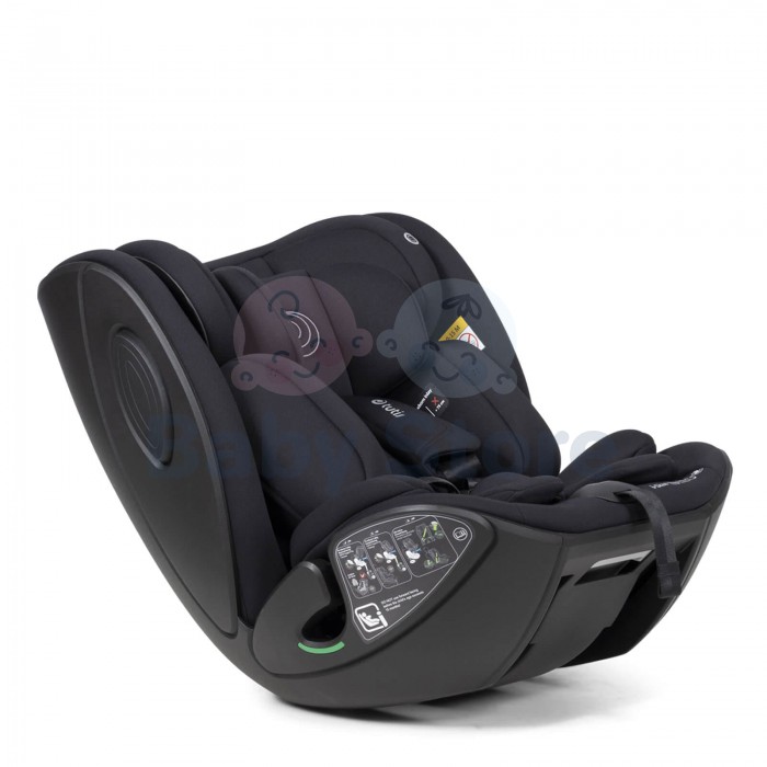 Juoda Tutis Beno 360 automobilinė kėdutė vaikui 40-150 cm i-Size su 360 laipsnių pasukimo funkcija